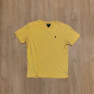 Yellow crew neck polo Ralph Lauren tee